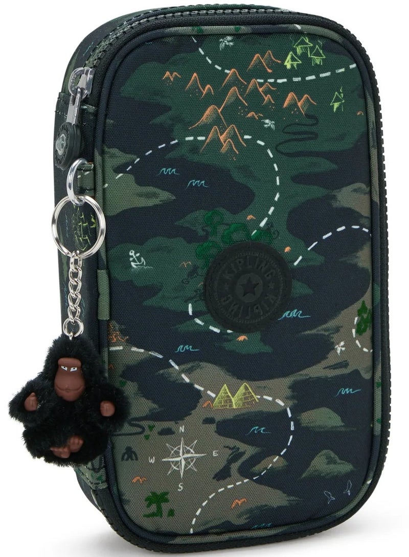 kipling 50 Pens Medium Unisex Pencase - Camo Treasure - Image 4
